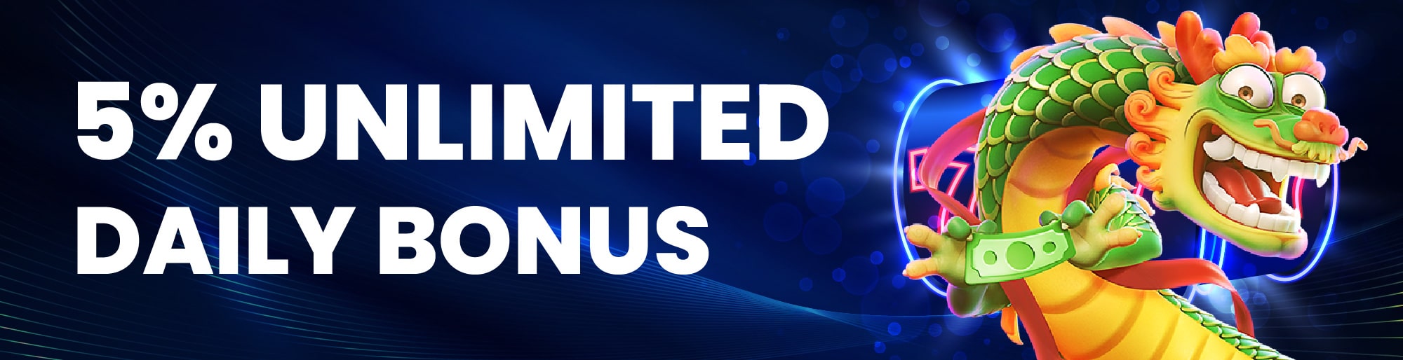 5% UNLIMITED DAILY BONUS